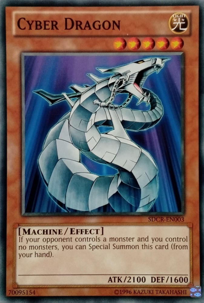 Cyber Dragon Common Mixed Edition YuGiOh Card