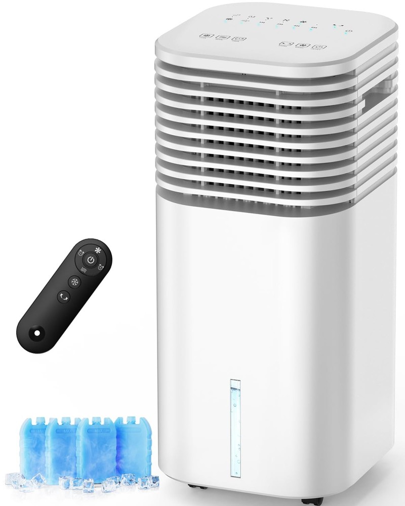Windowless Portable Air Conditioners with 4Modes & 3Speeds, 15H Timer for Sma...