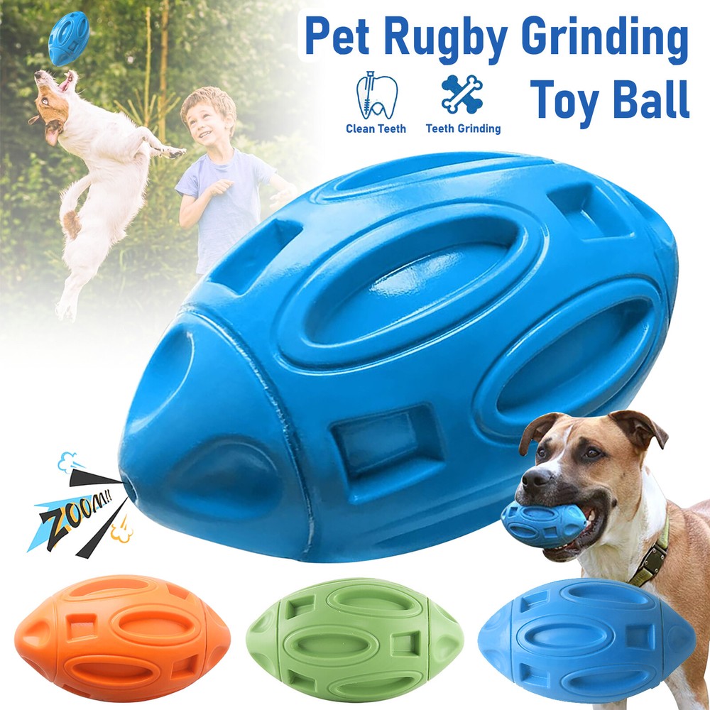 Dog Toys Chewers for Aggressive Indestructible Squeaky Dog Chew Toy Fetch Ball