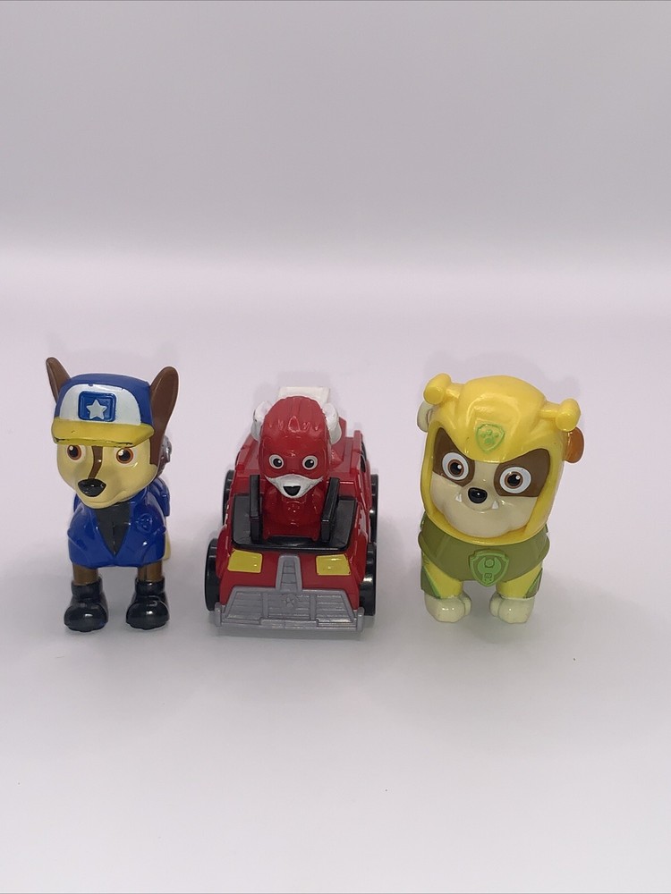 Lot Of 3 Paw Patrol Action Figures Toys