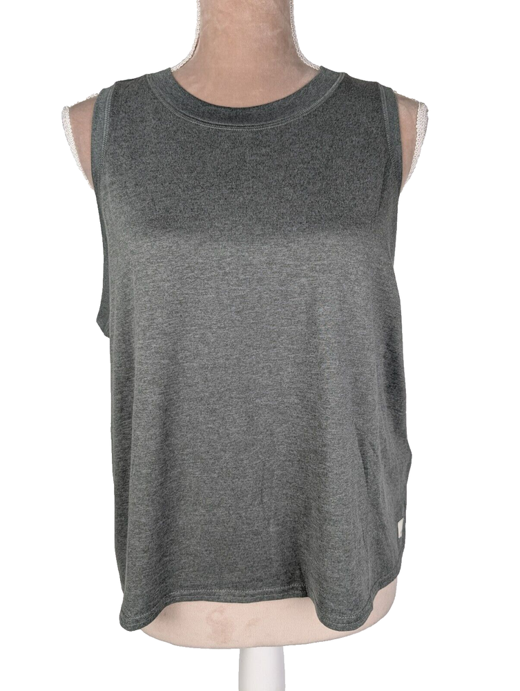 Vuori Women's XL Energy Performance Tank - Heather Gray, Anti-Odor & UPF