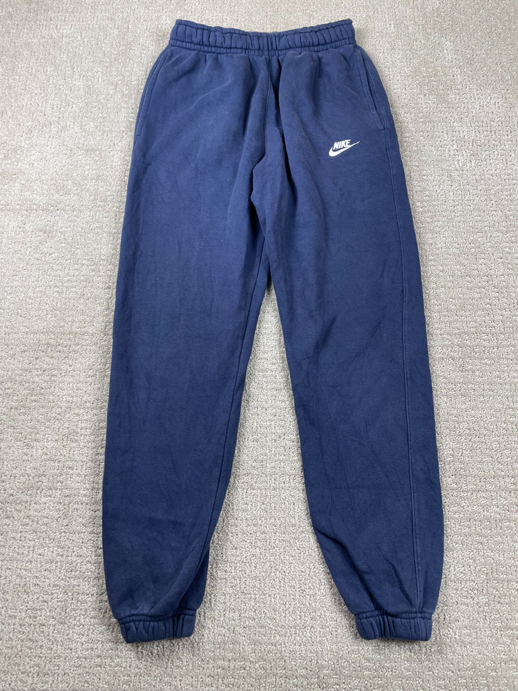 Nike Sweatpants Mens Small Navy Sportswear Club Fleece Tapered Jogger BV2737-410