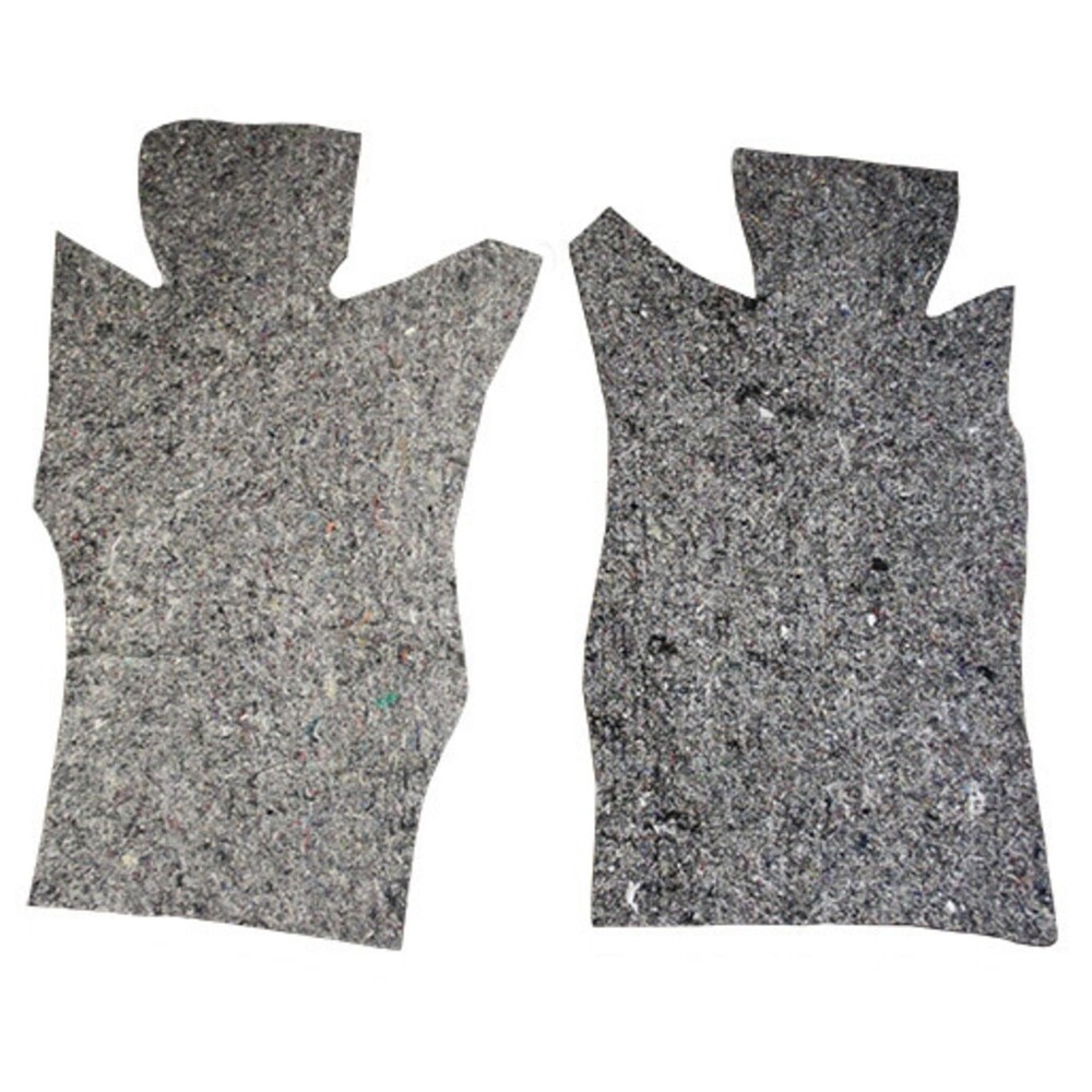 Carpet for 1965-1967 Chevrolet Corvette Molded Jute Front Pad Kit 2Pc