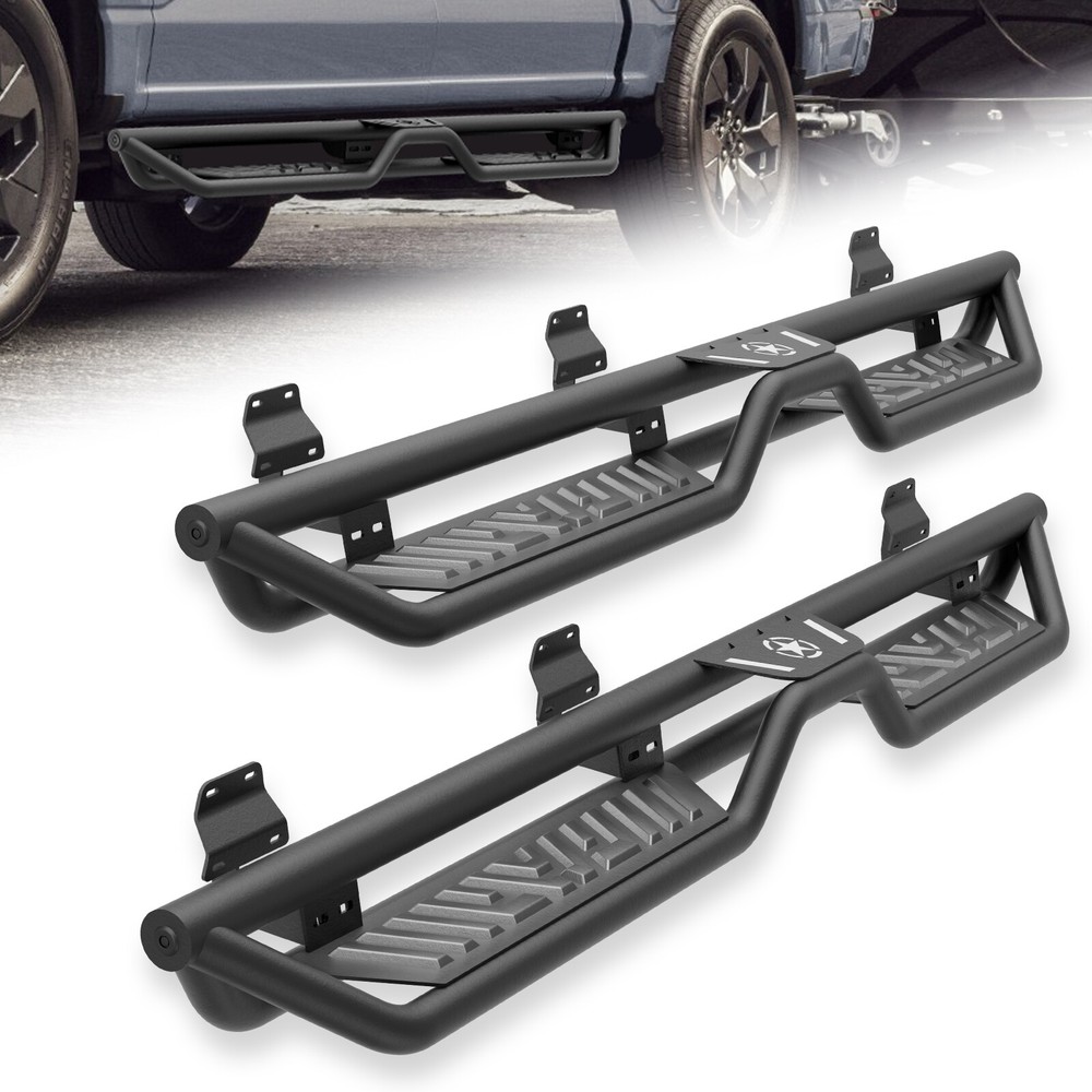 2015-2025 Ford F150 Crew Cab Two-Step Nerf Bar Running Boards