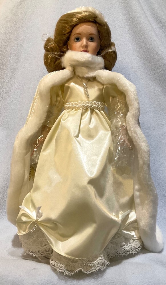 DANBURY MINT Storybook Collection Snow Queen Porcelain Doll