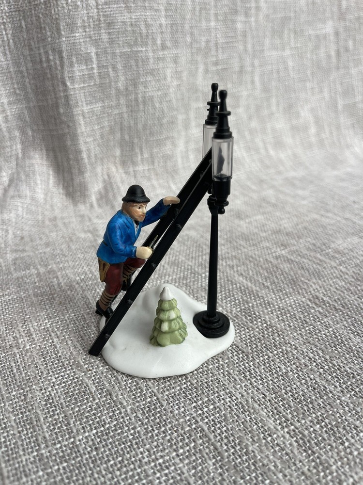 Dept 56 Heritage Village Lamplighter Accessory Set 5577-8 Figurine Collectible