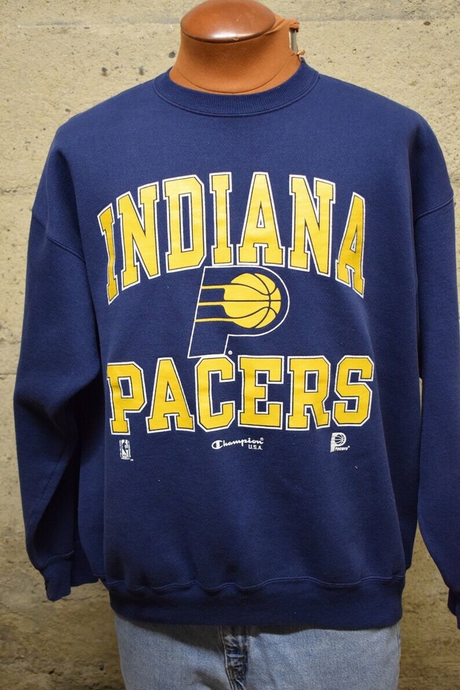NBA Champion Indiana Pacers Crew Neck navy Sweatshirt, basketball shirt QT114