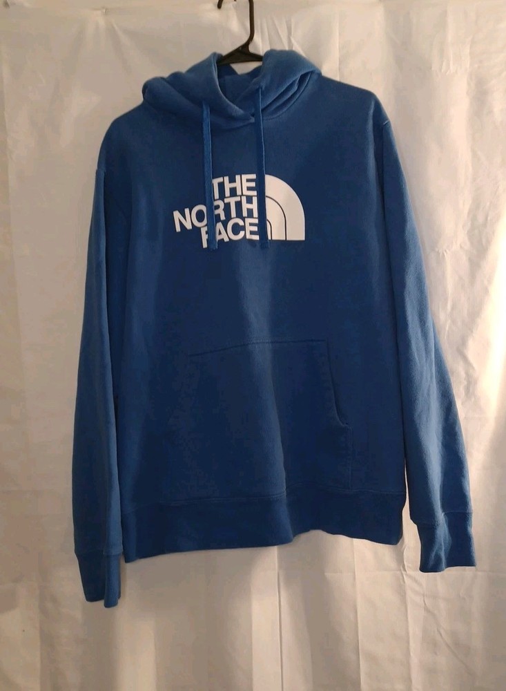 Men’s The North Face Blue Hooded Pullover Size L