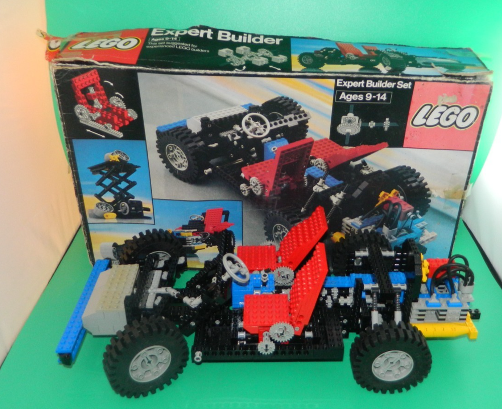 Vintage 1980 LEGO Technic Car Chassis 8860 Instructions Present Built Boxed Xmas