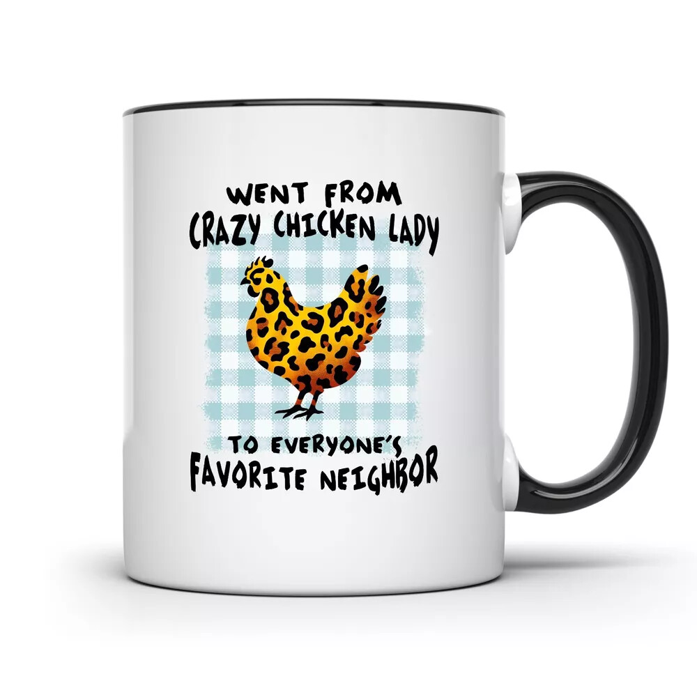 Funny Chicken 11oz Coffee Mug Cup for Humor Lovers