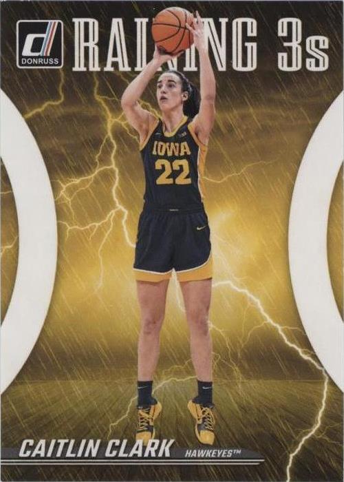 2024 Panini Caitlin Clark Collection - Reigning 3's #R2 Caitlin Clark (RC)