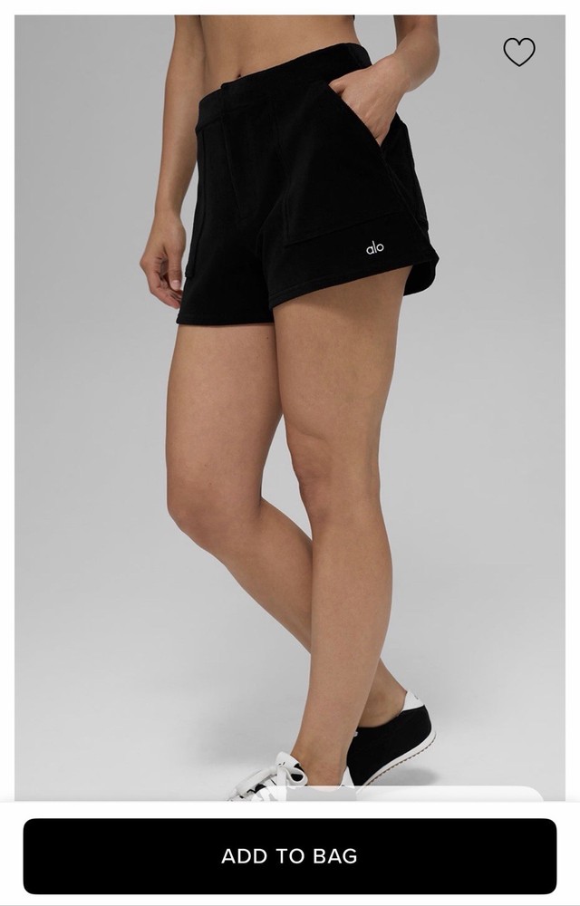 Alo Yoga MUSE Women's Black shorts size S