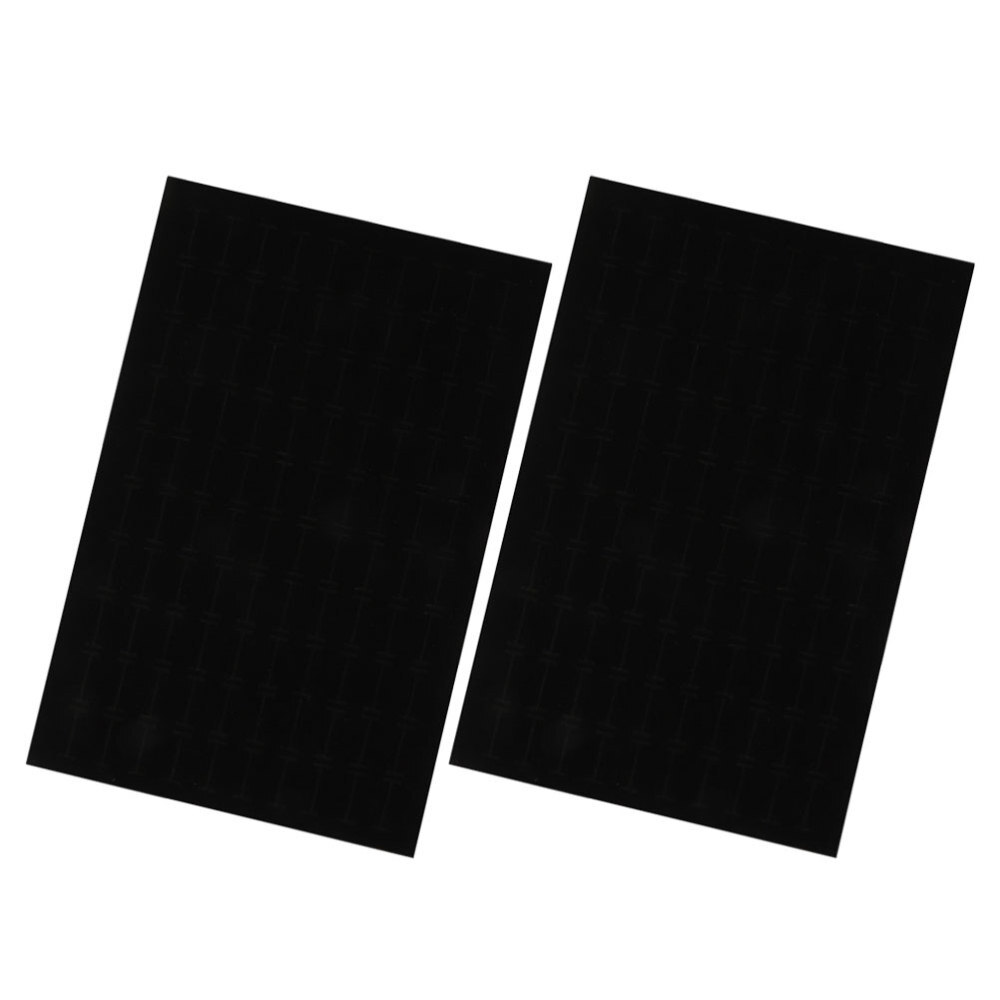 2 Pcs Foam Ear Tips Double Sided Tape Jewelry Sponge Pad Box Liner