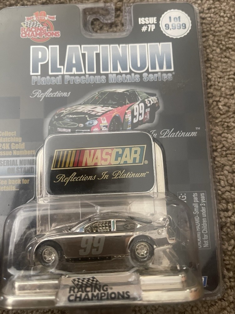 NASCAR 1:64 Scale Racing Champions Platinum and 24K Gold Die-Cast Car