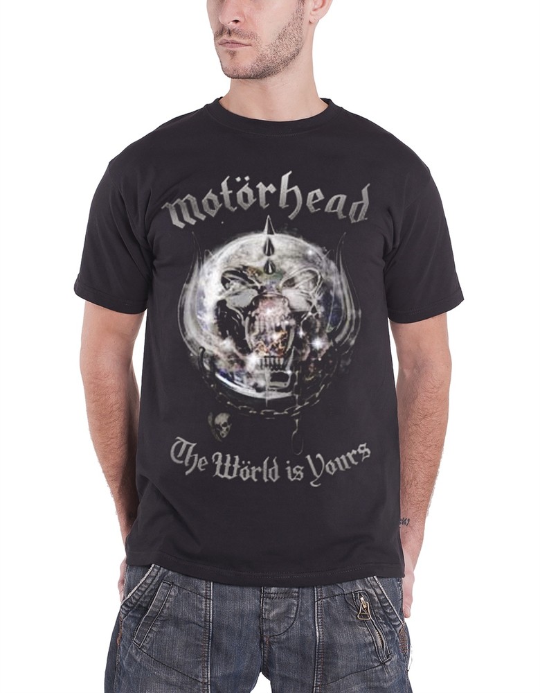 Motorhead The World Is Yours Album Globe Men's Graphic Tee