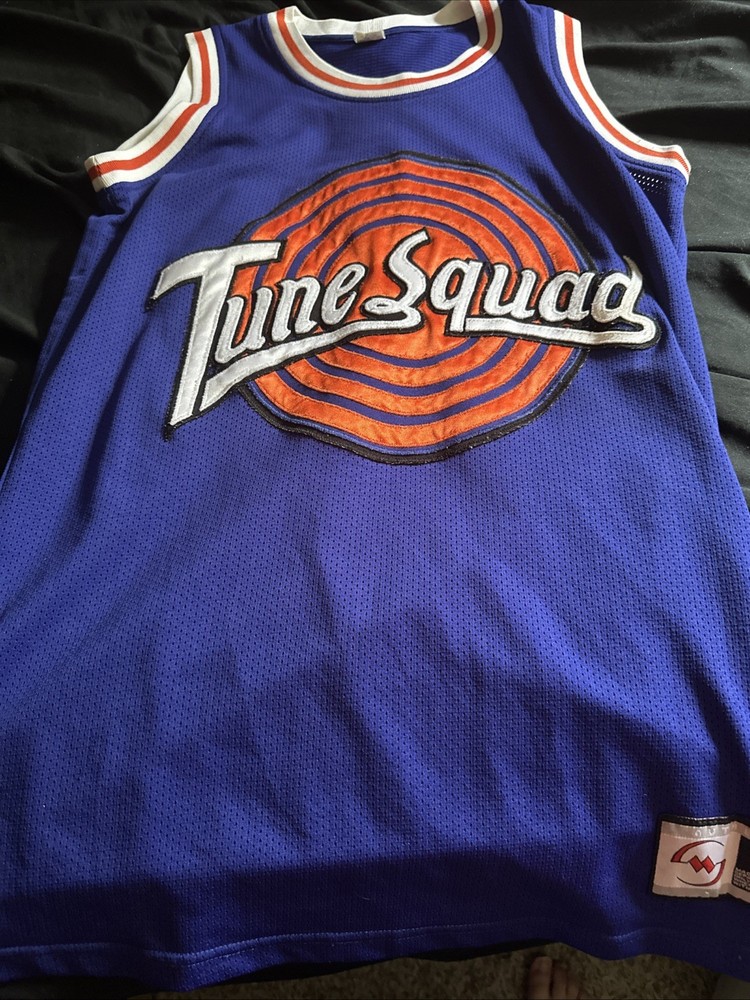 Space Jam Michael Jordan Tune Squad Blue Alternate Jersey Size Small
