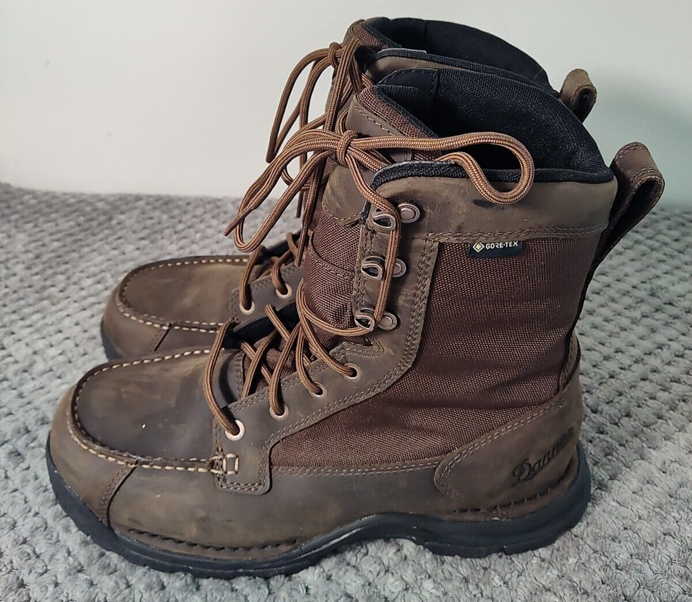 Danner Sharptail 8in Mens Dark Brown Leather Hunting Boots Size 9D-45026