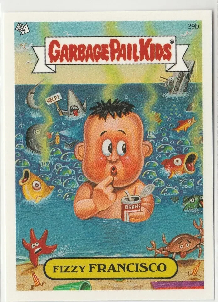 Fizzy Francisco 29b Garbage Pail Kids GPK 2004 ANS2 All-New Series 2