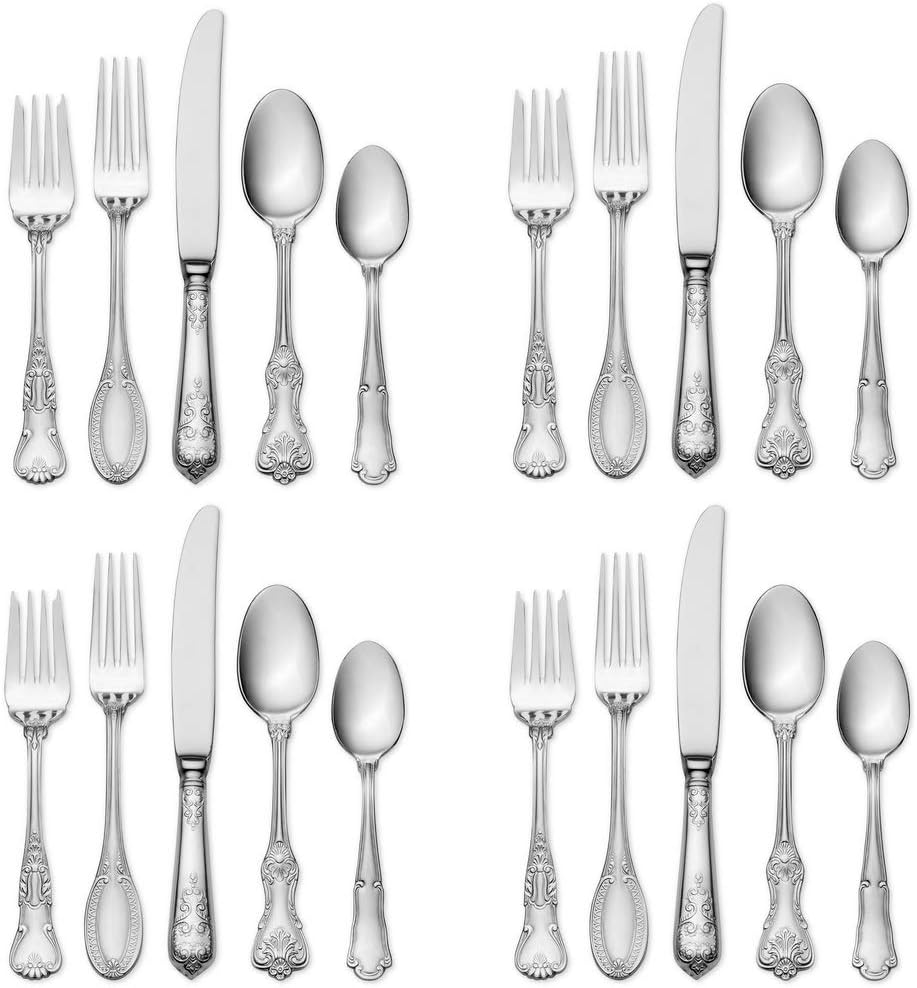 Hotel 20-Piece 18/10 Stainless Steel Flatware Set, Service for 4