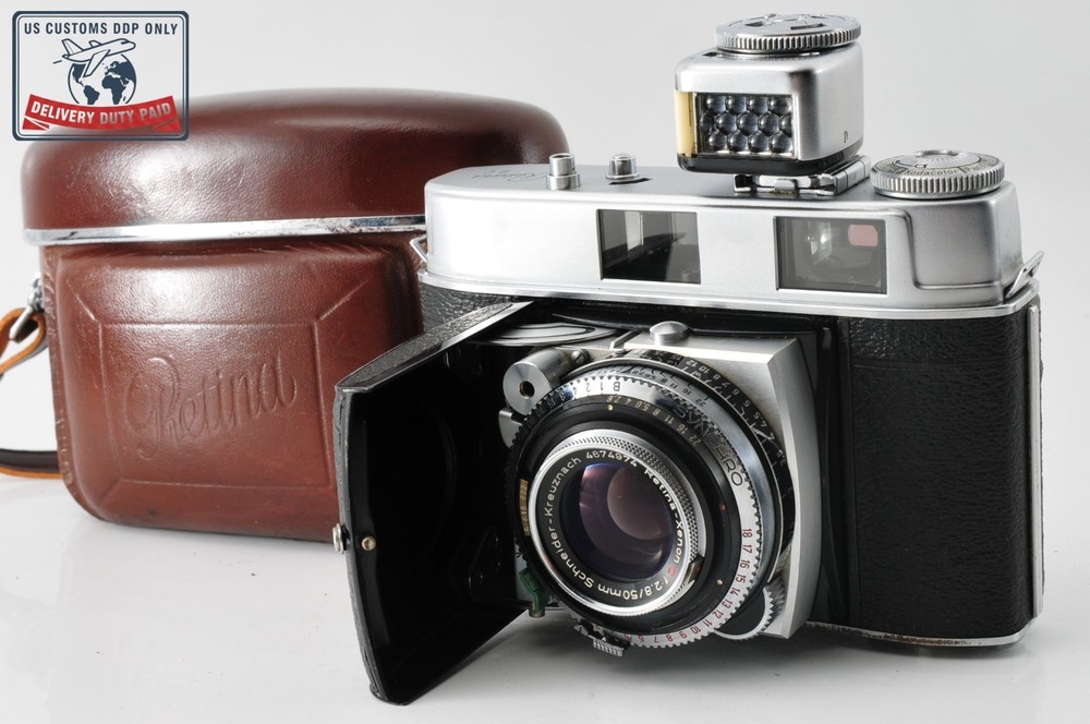[ N MINT / Case ] Kodak Retina IIc Film Camera Xenon 50mm f2.8 Lens JAPAN #1039