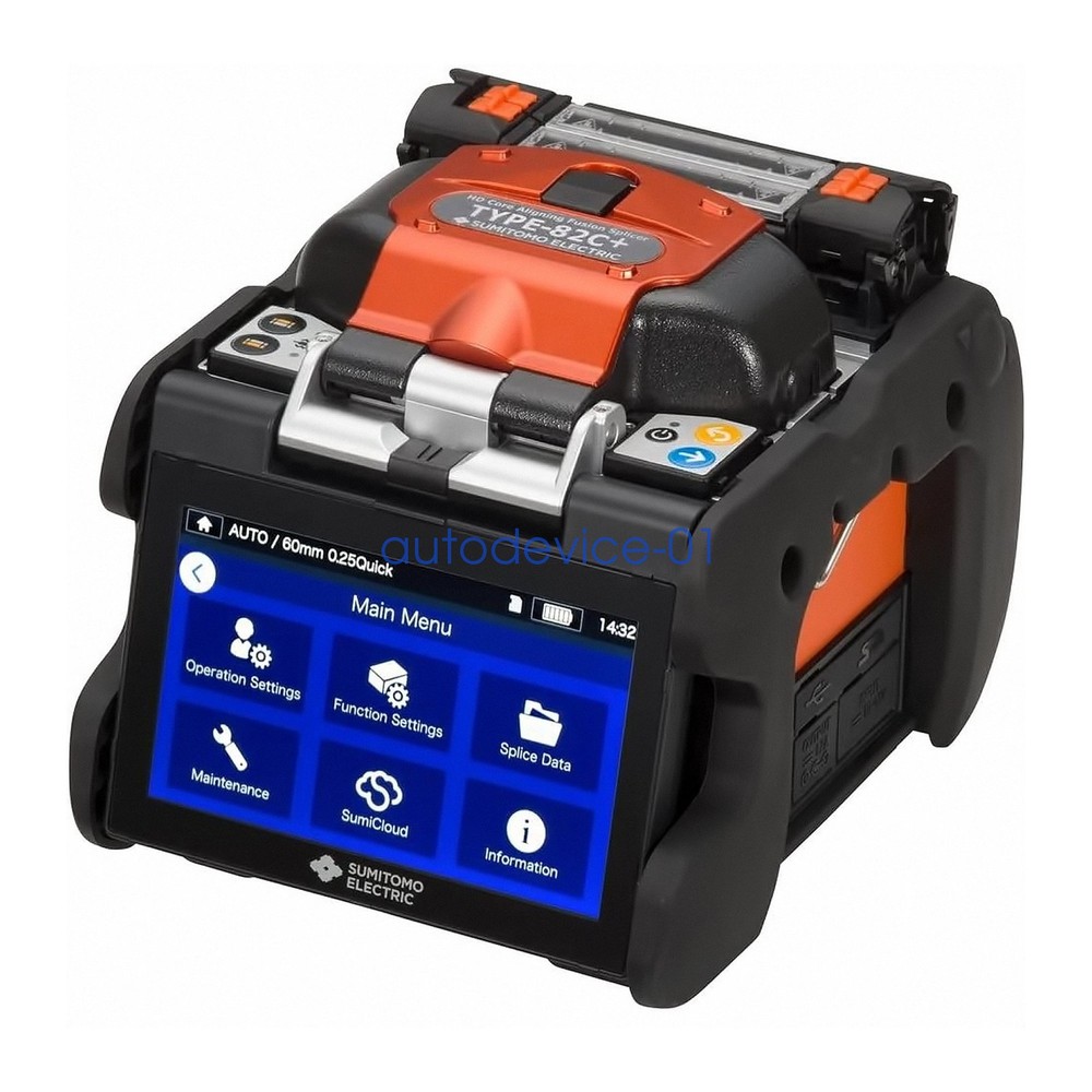 Sumitomo Type-82C+ Fiber Optic Fusion Splicer Core Aligning NanoTune AI-powered