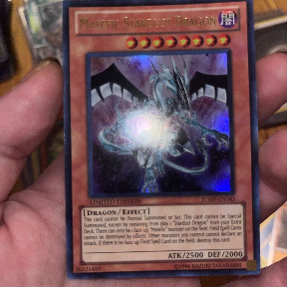 Malefic Stardust Dragon JUMP-EN043 Shonen Jump Promo Mint Vintage Collectible