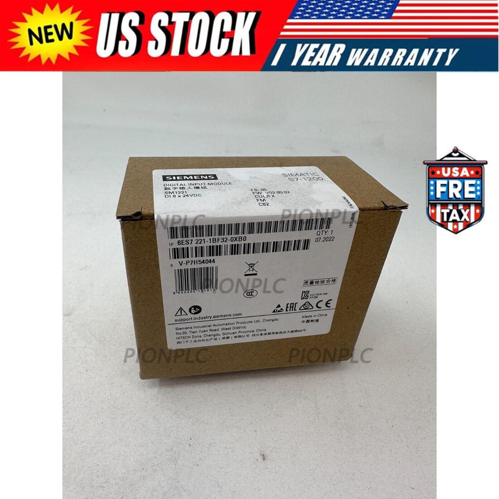 New Siemens 6ES7221-1BF32-0XB0 S7-1200 Digital input SM 1221 6ES7 221-1BF32-0XB0