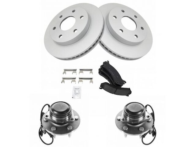 2003-2005 Chevy Express 2500 Front Brake Pad Rotor & Hub Kit 25HWJT  