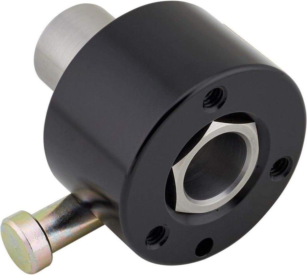 Hex Steering Wheel Quick Release Assembly with Push Button, 3/4 Inch Weld-On ...