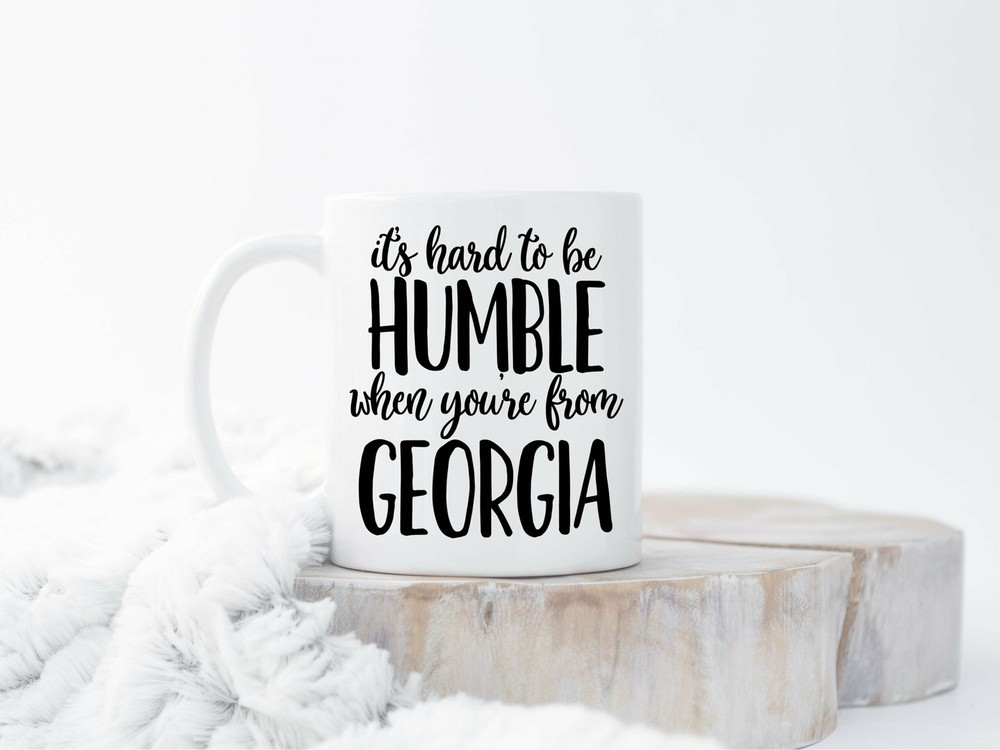 Custom Home State Mug Custom Georgia Mug Personalized Georgia Mugs Custom State