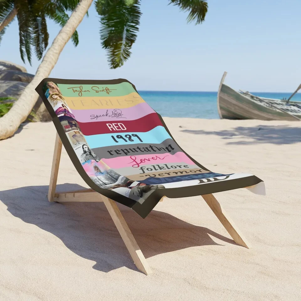 Tay.lorr Sw Tortured Poets Department Beach Towel