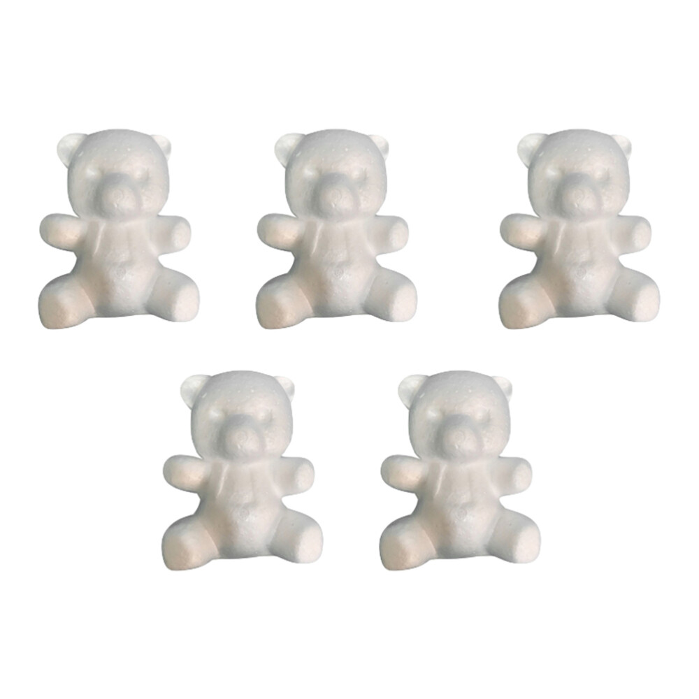 5 Pcs Foam Bear Decorations DIY Crafts Strap Ball Toy Ice Cream