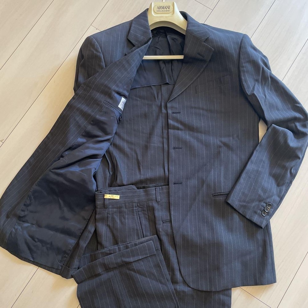 Armani Collezioni L1 Striped Suit for Men
