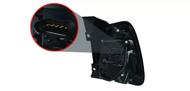 Genuine Mopar Left Tail Light Assembly 68214449AC OEM