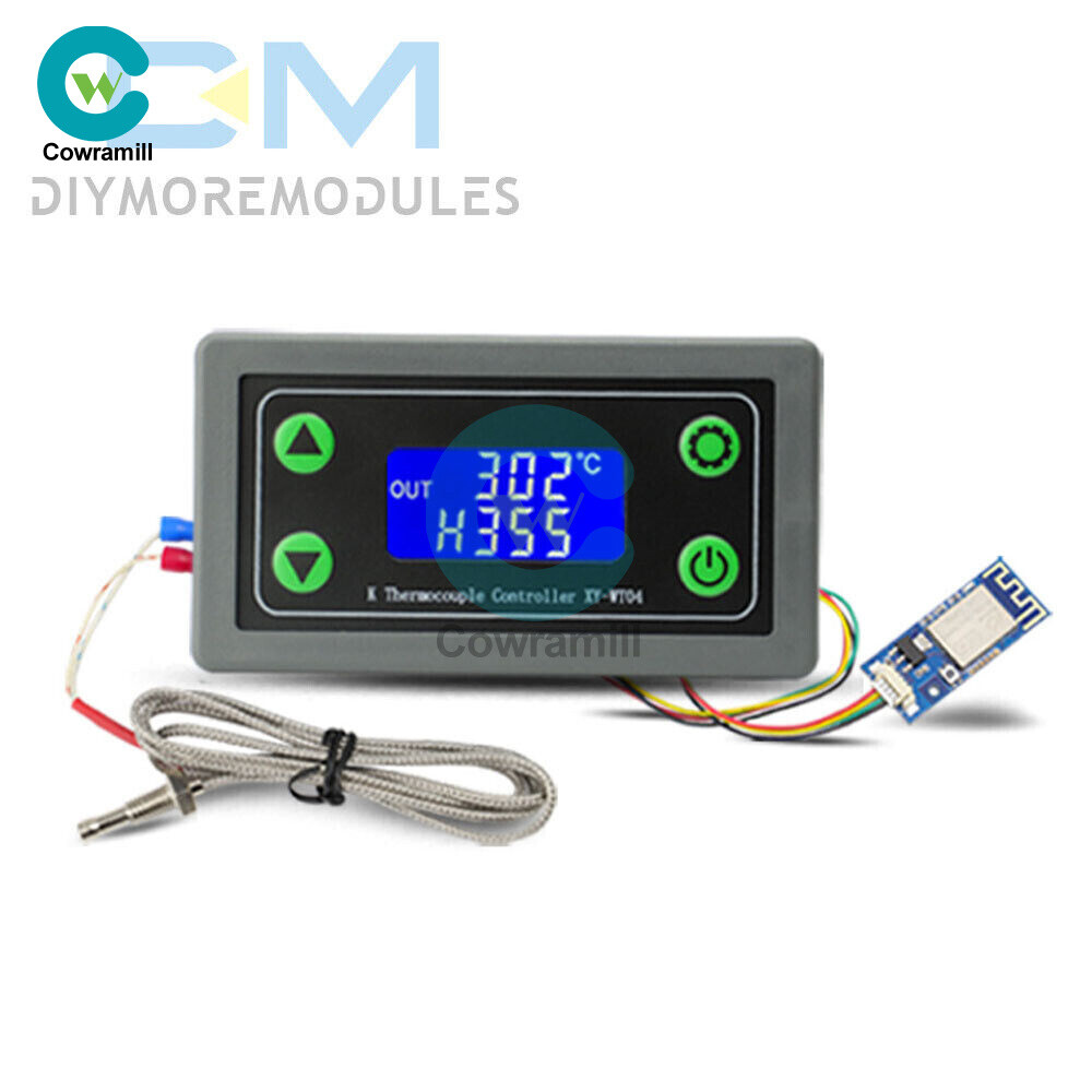 WIFI Remote Digital Temperature Controller K-type thermocouple  -99~999℃ XY-WT04