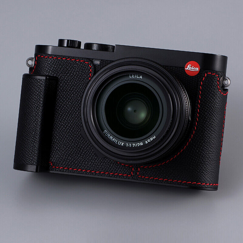Camera Case For Leica Q3 Handmade Custom Genuine Leather Camera Half Case Cover