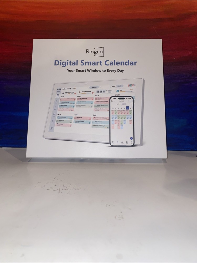 10.1’’ Smart Digital Calendar - Interactive Touch Screen, HD Display, Wall Mo...