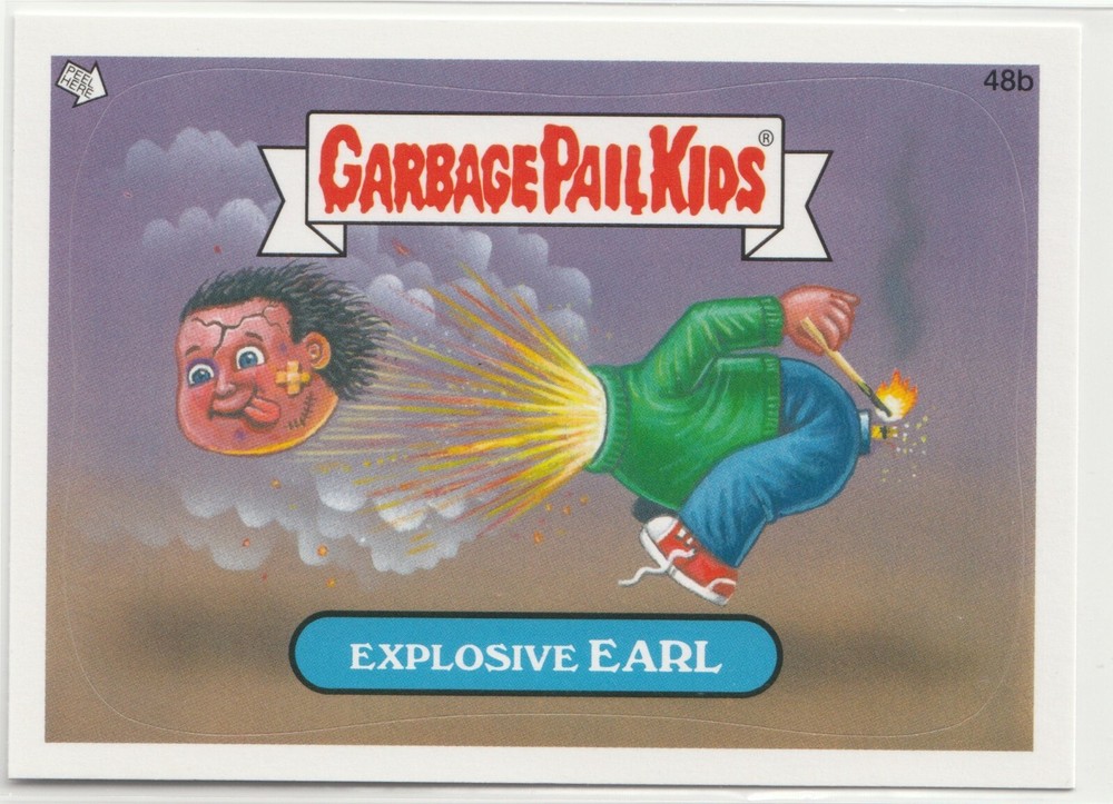 Explosive Earl 48b Garbage Pail Kids GPK 2012 Series 1 BNS1 Brand New