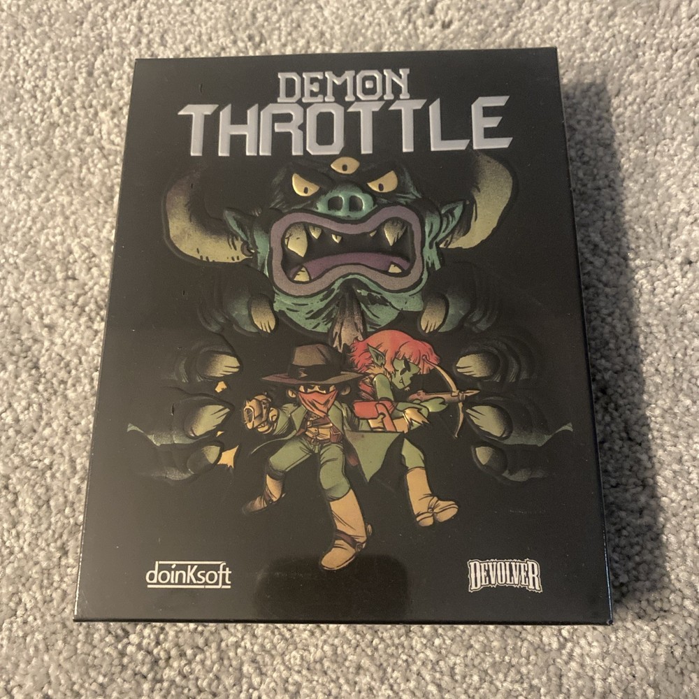 Demon Throttle Special Reserve Limited Edition Nintendo Switch Sealed 8912/9000