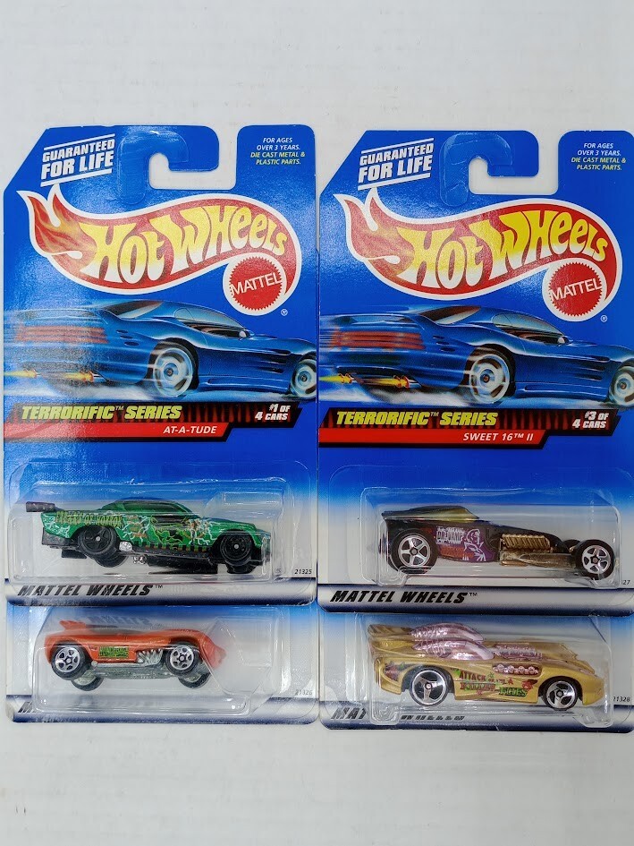 Hot Wheels 1999 Terrorific Series Complete Set of 4