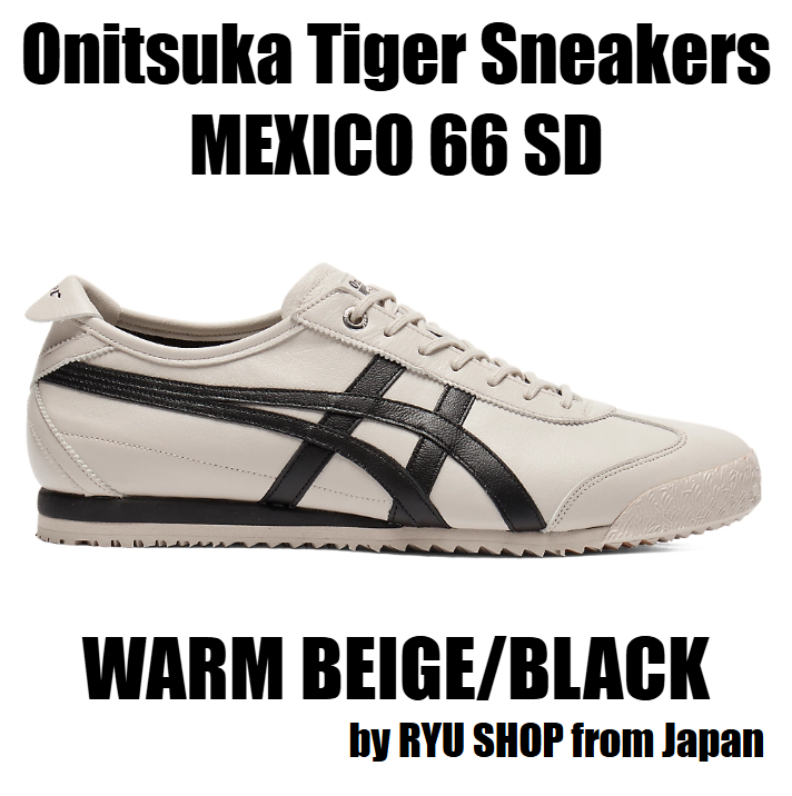 Onitsuka Tiger Mexico 66 SD Sneakers in Warm Beige and Black 1183A872-255