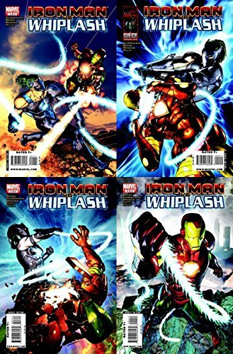 Iron Man vs Whiplash #1-4 (2010) Limited Series Marvel Comics - 4 Comics