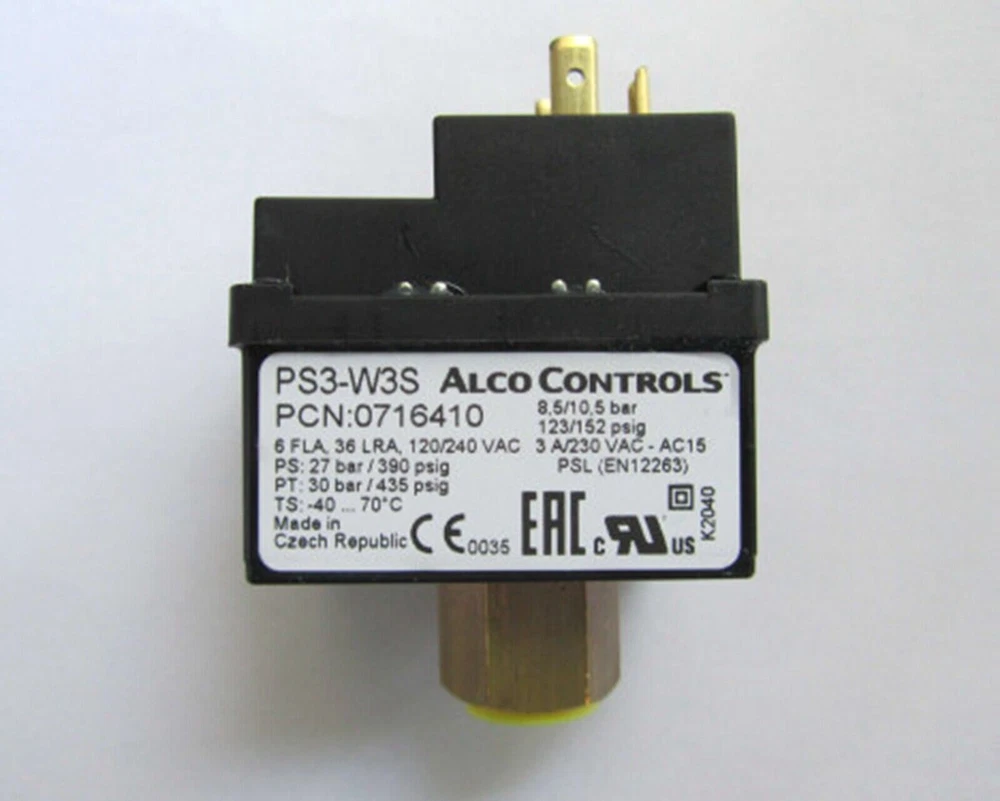 1PC New Emerson PS3-W3S 8.5/10.5bar pressure relay pressure controller