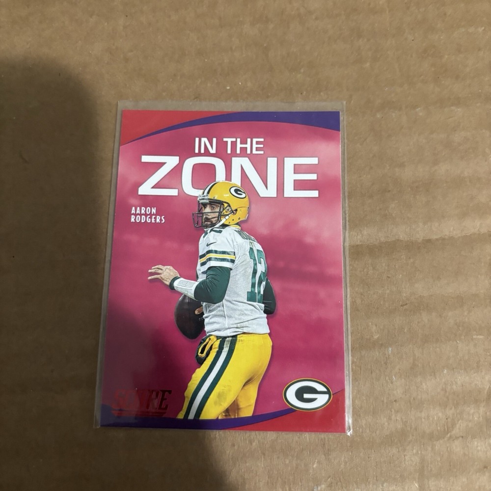 2020 Score #IZ-AR In the Zone Red Aaron Rodgers Green Bay Packers