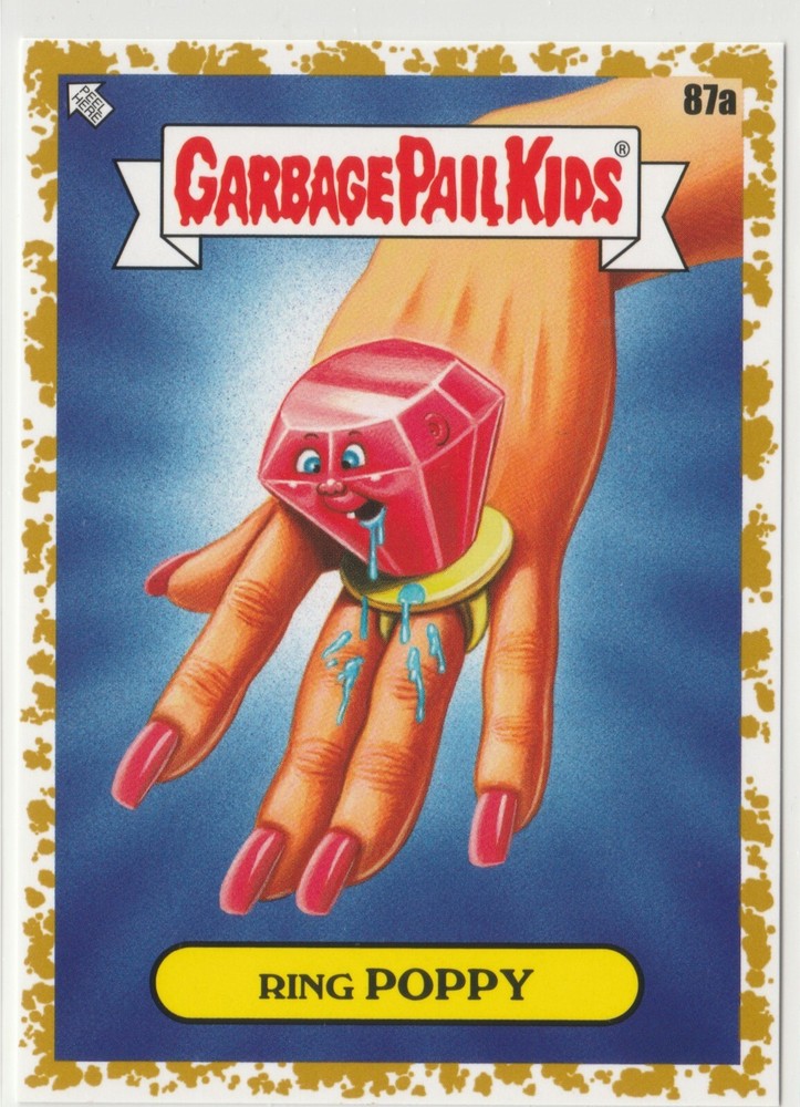 SP 11/50 Fool's Gold Ring Poppy Garbage Pail Kids GPK 2021 Food Fight Trading Card