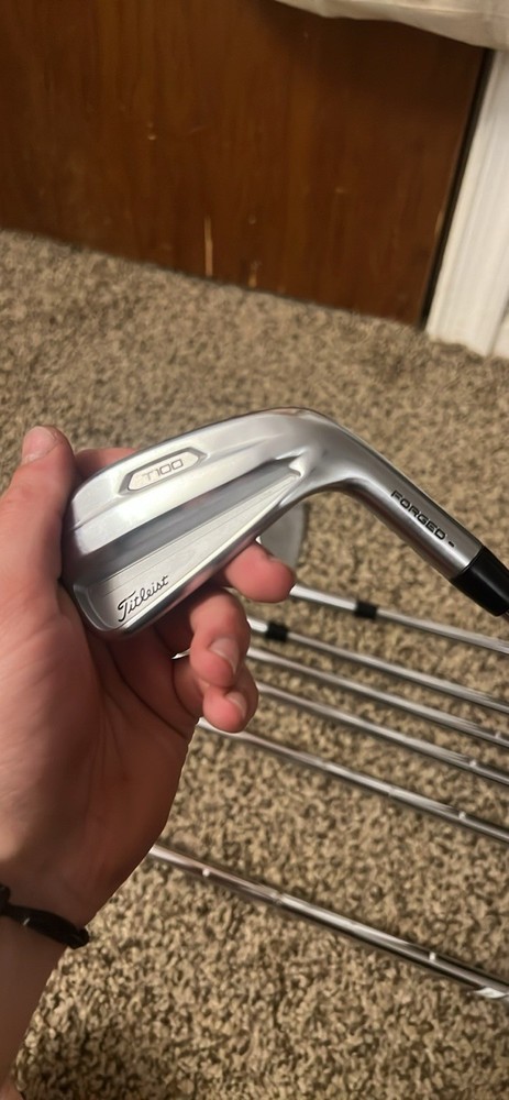 Titleist T100 Iron Set 7 Clubs,  True Temper AMT White s300