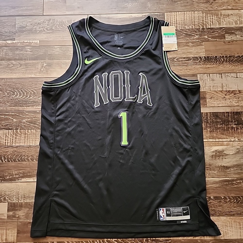 Zion Williamson New Orleans Pelicans Nike City Edition Swingman Jersey XL 52