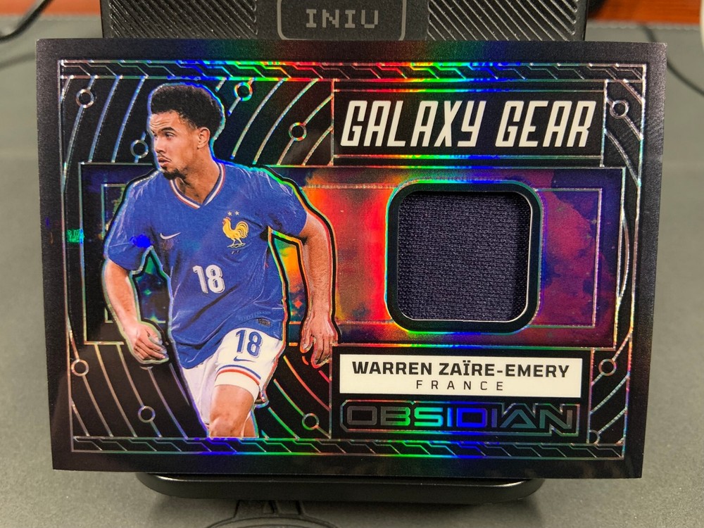Warren Zaire-Emery 2023-24 Panini Obsidian Galaxy Gear Patch /199