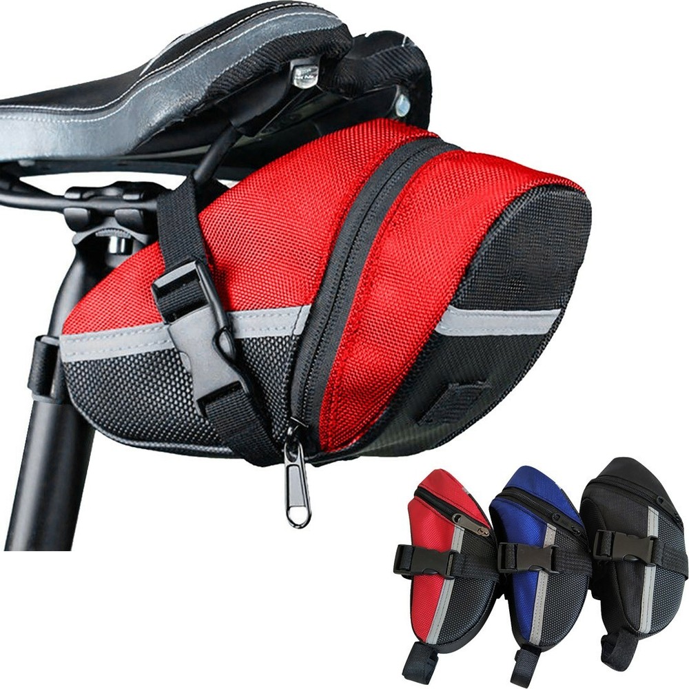 Bicycle Bike Waterproof Storage Saddle Bag Seat Cycling Tail Rear Pouch