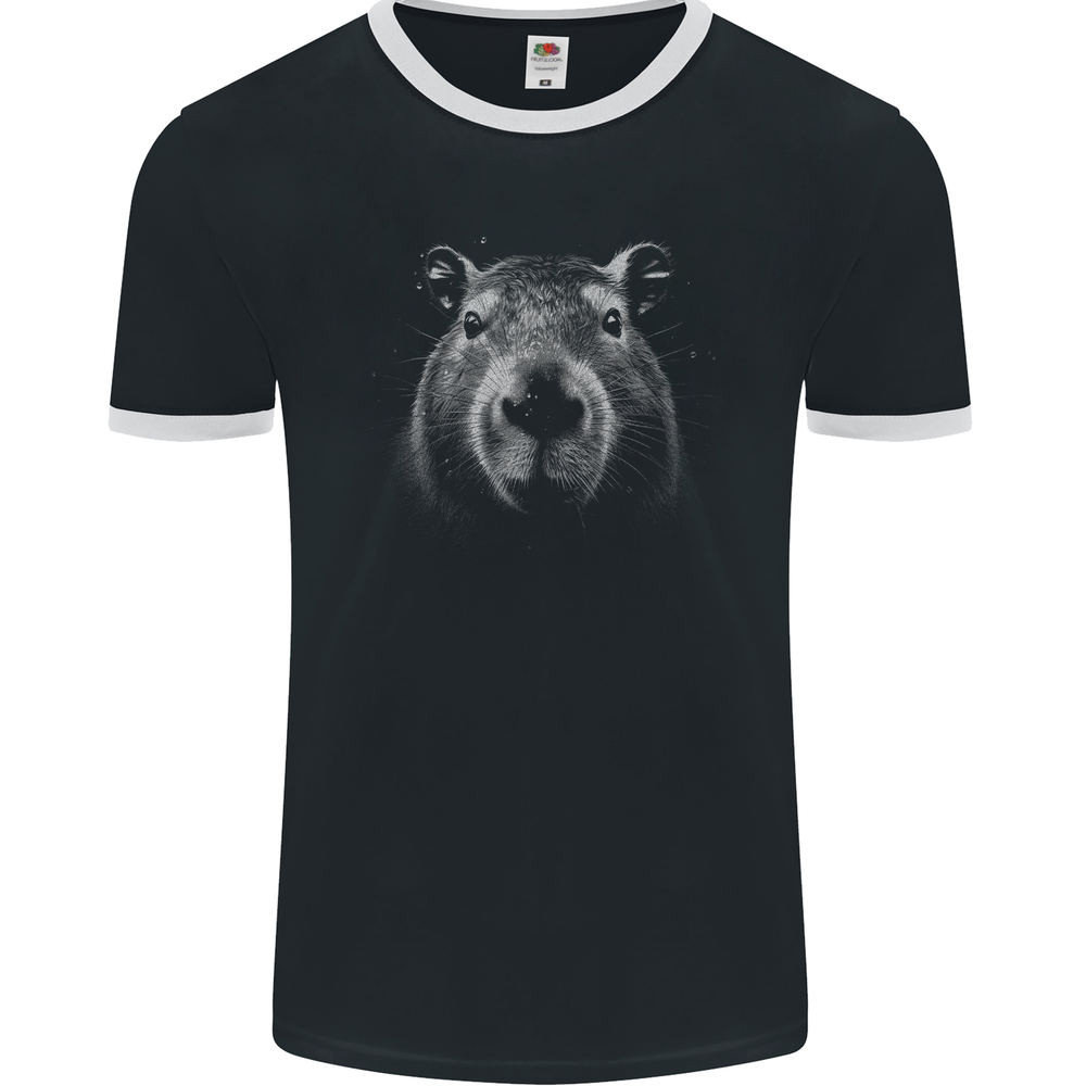 A Cool Capybara Mens Ringer T-Shirt FotL